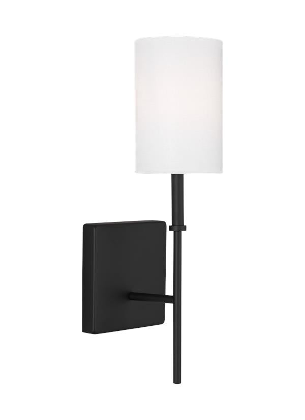 Visual Comfort Studio Studio Collection Foxdale One Light Wall / Bath Sconce in Midnight Black 4109301-112