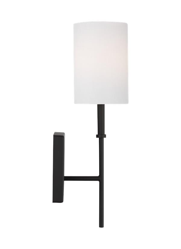 Visual Comfort Studio Studio Collection Foxdale One Light Wall / Bath Sconce in Midnight Black 4109301-112