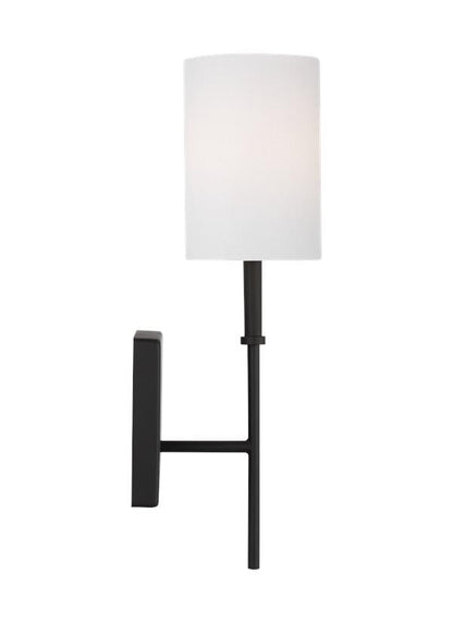 Visual Comfort Studio Studio Collection Foxdale One Light Wall / Bath Sconce in Midnight Black 4109301-112