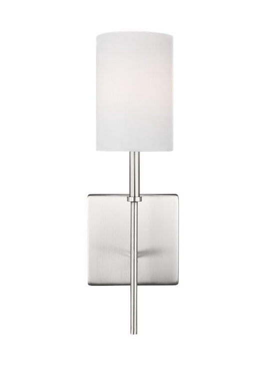 Visual Comfort Studio Studio Collection Foxdale One Light Wall / Bath Sconce in Brushed Nickel 4109301-962