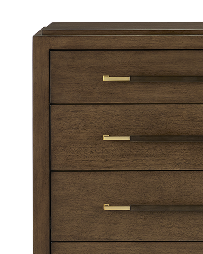 Currey & Co. Verona Chanterelle Five-Drawer Chest 3000-0249