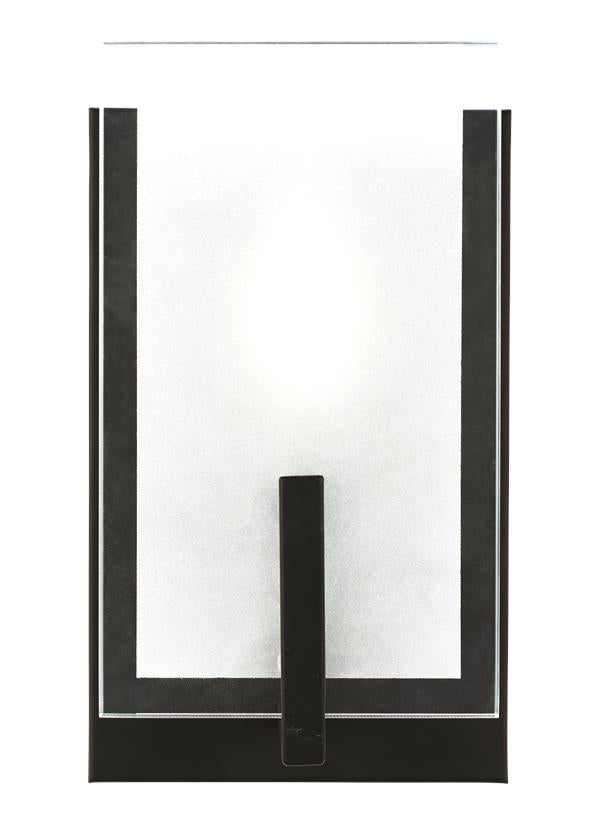 Visual Comfort Studio Sean Lavin Syll One Light Wall / Bath Sconce in Midnight Black 4130801-112