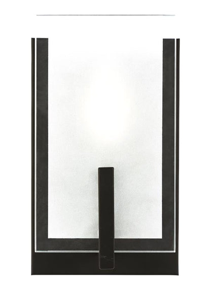 Visual Comfort Studio Sean Lavin Syll One Light Wall / Bath Sconce in Midnight Black 4130801-112