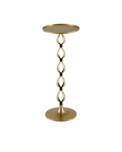 Currey & Co. Salice Brass Drinks Table 4000-0102