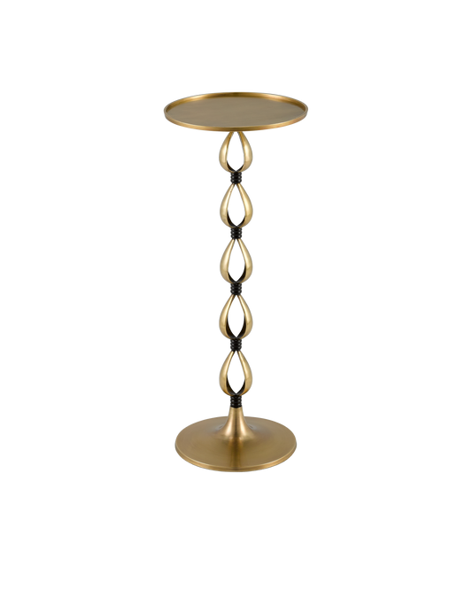 Currey & Co. Salice Brass Drinks Table 4000-0102