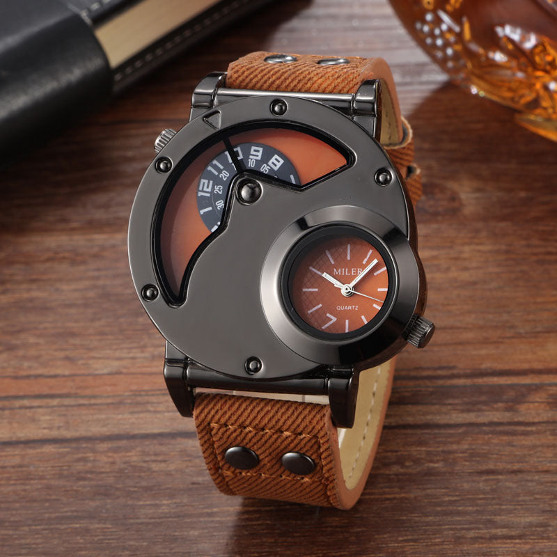 Men's Watch Dual Quartz Movement