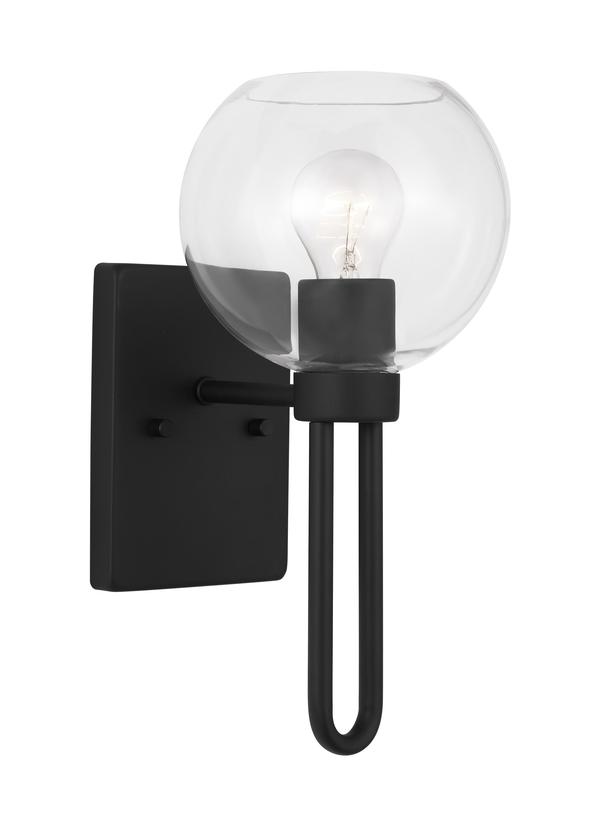 Visual Comfort Studio Studio Collection Codyn One Light Wall / Bath Sconce in Midnight Black 4155701-112