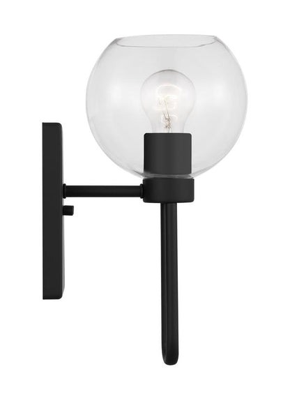 Visual Comfort Studio Studio Collection Codyn One Light Wall / Bath Sconce in Midnight Black 4155701-112