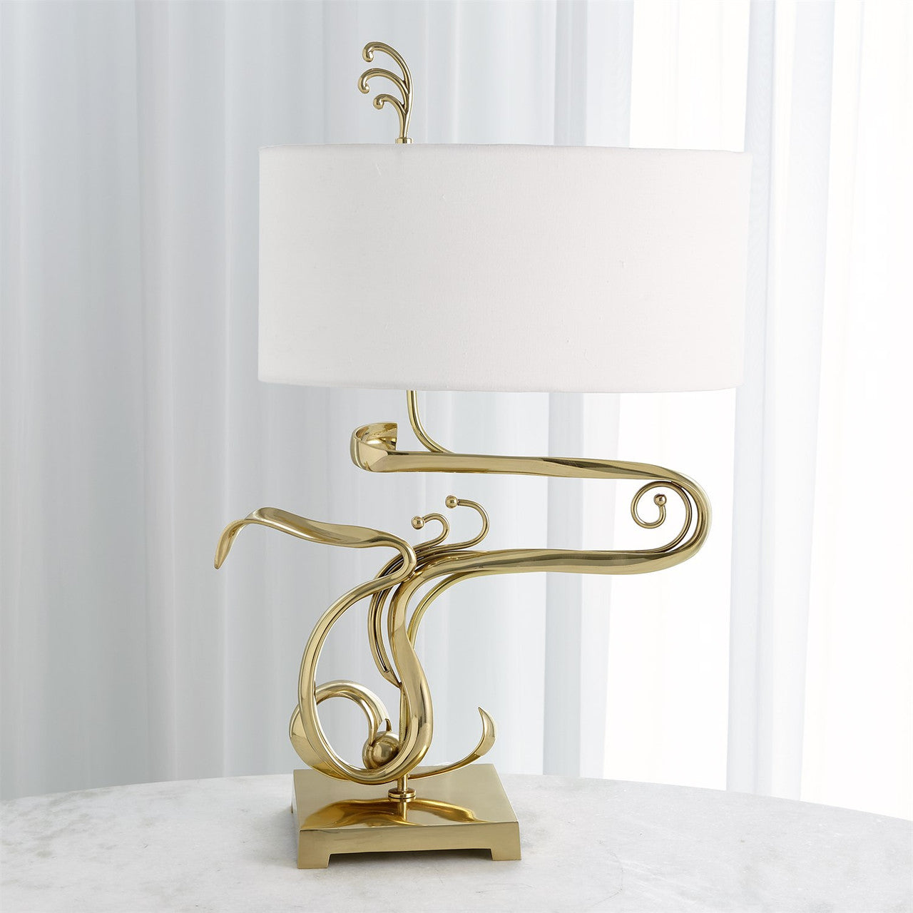 Global Views Fete Table Lamp Brass 7.91190