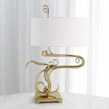 Global Views Fete Table Lamp Brass 7.91190