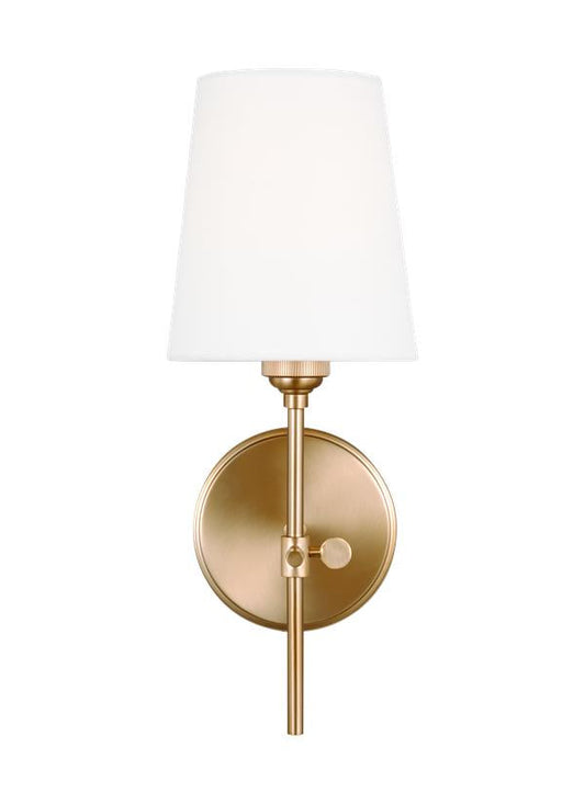 Visual Comfort Studio Thomas O'Brien Baker One Light Wall / Bath Sconce in Satin Brass 4187201-848