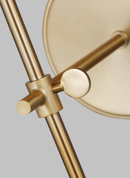 Visual Comfort Studio Thomas O'Brien Baker One Light Wall / Bath Sconce in Satin Brass 4187201EN3-848