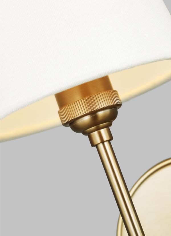 Visual Comfort Studio Thomas O'Brien Baker One Light Wall / Bath Sconce in Satin Brass 4187201EN3-848