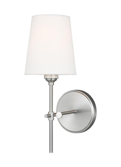 Visual Comfort Studio Thomas O'Brien Baker One Light Wall / Bath Sconce in Brushed Nickel 4187201EN3-962