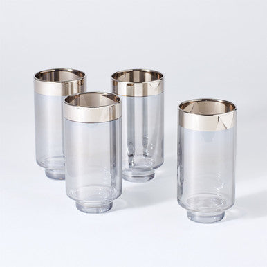 Global Views S/4 Twilight Drinking Glasses-Tall 6.60416