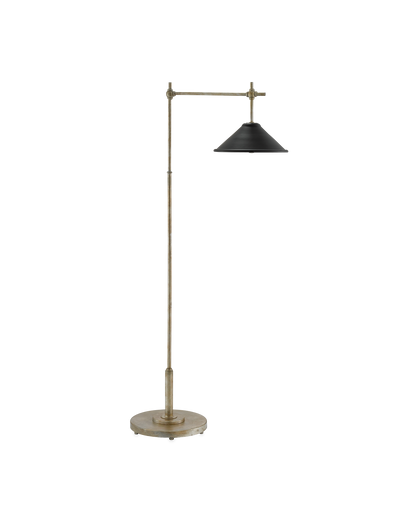 Currey & Co. Dao Silver Floor Lamp 8000-0007