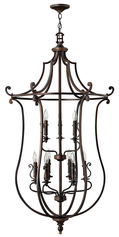 Hinkley Lighting Plymouth Large Open Frame Two Tier Olde Bronze 4259OB