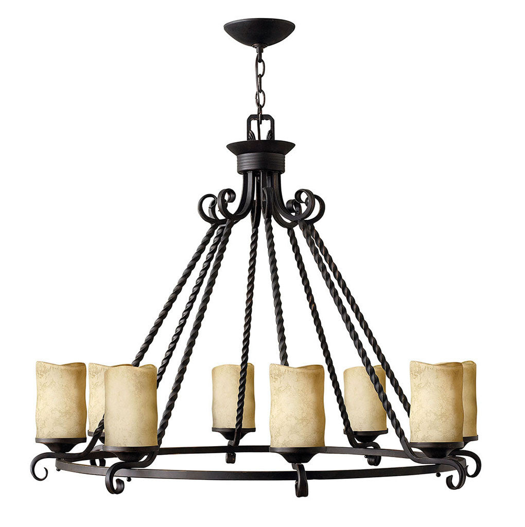 Hinkley Lighting Casa Large Single Tier Olde Black 4308OL