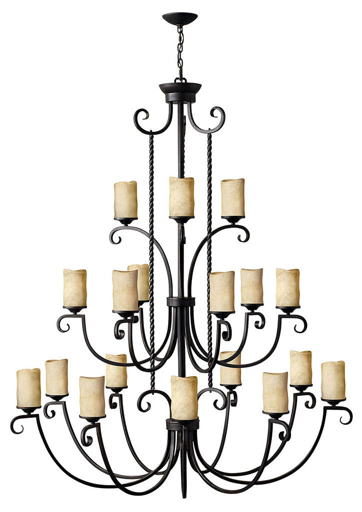 Hinkley Lighting Casa Extra Large Three Tier Olde Black 4309OL