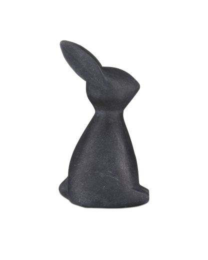 Currey & Co. Black Marble Rabbit 1200-0655