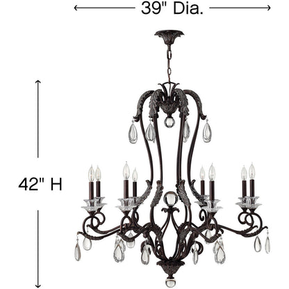 Hinkley Lighting Marcellina Medium Single Tier Golden Bronze 4404GR