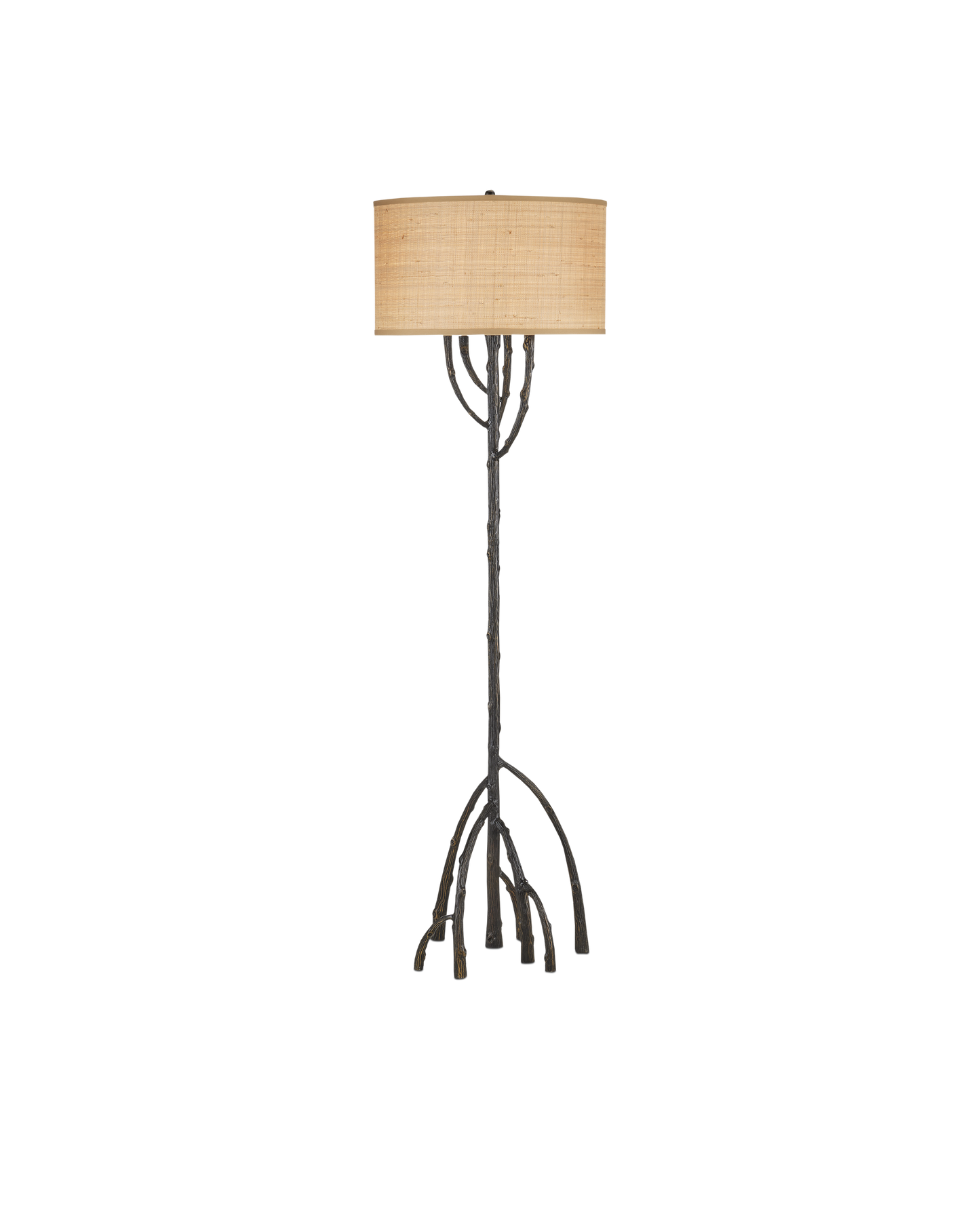 Currey & Co. Mangrove Bronze Floor Lamp 8000-0142