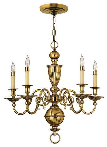 Hinkley Lighting Cambridge Small Single Tier Burnished Brass 4415BB