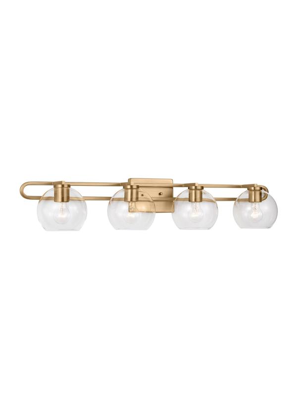 Visual Comfort Studio Studio Collection Codyn Four Light Wall / Bath in Satin Brass 4455704-848