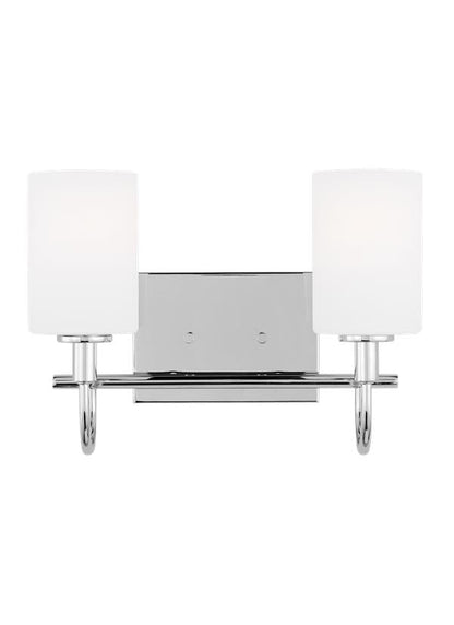 Visual Comfort Studio Studio Collection Oak Moore Two Light Wall / Bath in Chrome 4457102-05