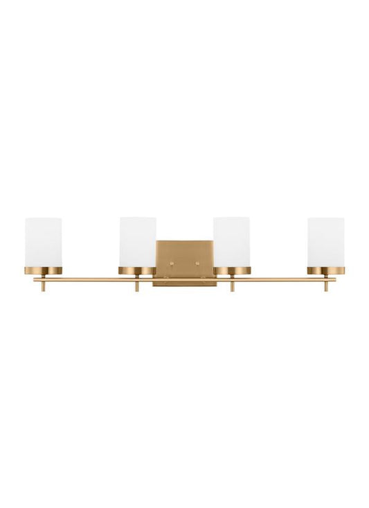 Visual Comfort Studio Sean Lavin Zire Four Light Bath in Satin Brass 4490304EN3-848