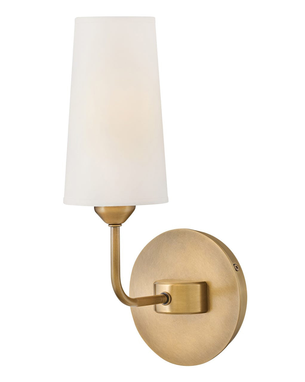 Hinkley Lighting Lewis Single Light Sconce in Heritage Brass 45000HB