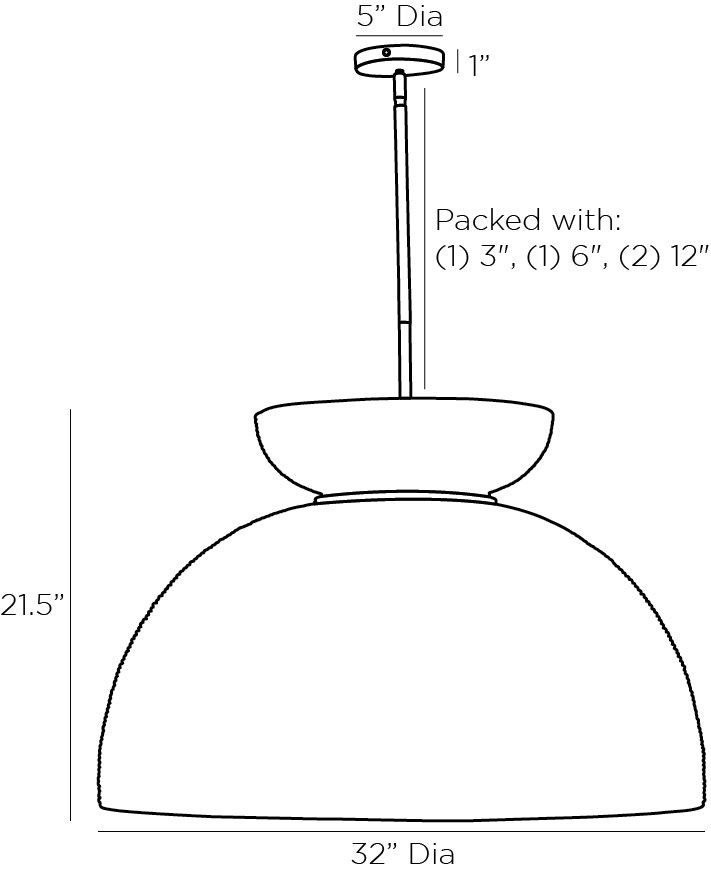 Arteriors Home Midori Pendant 45200