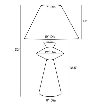 Arteriors Home Palista Lamp 45207-656