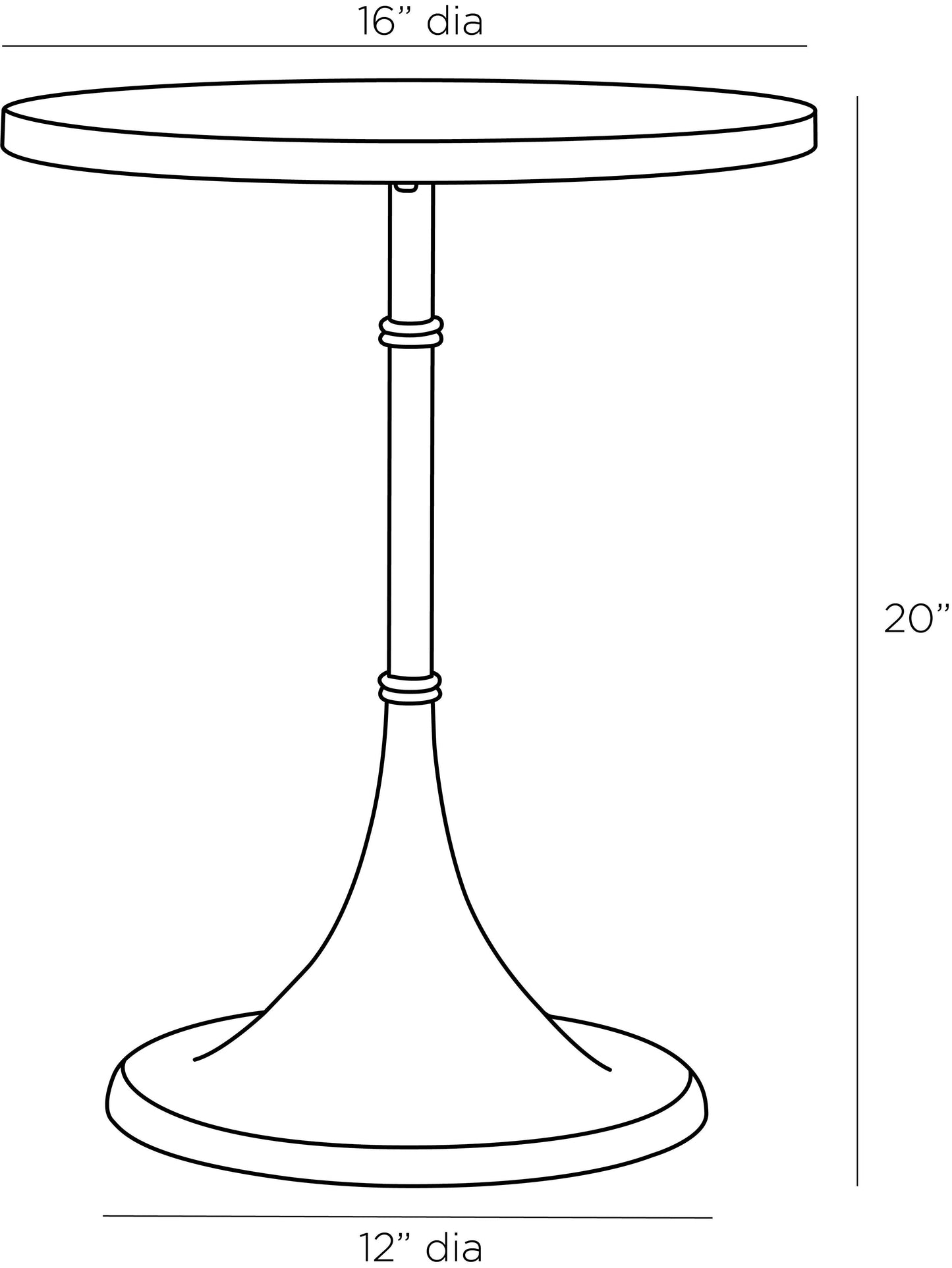 Arteriors Home Irving Accent Table 4648