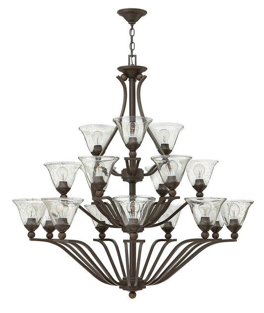 Hinkley Lighting 4659OB-CL Bolla Indoor in Olde Bronze with Clear Seedy glass