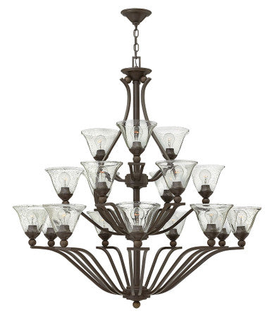 Hinkley Lighting Bolla Indoor in Olde Bronze with Clear Seedy glass 4659OB-CL