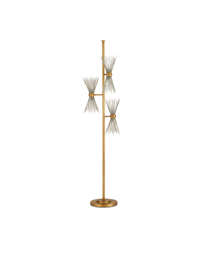 Currey & Co. Novatude Gold Floor Lamp 8000-0046