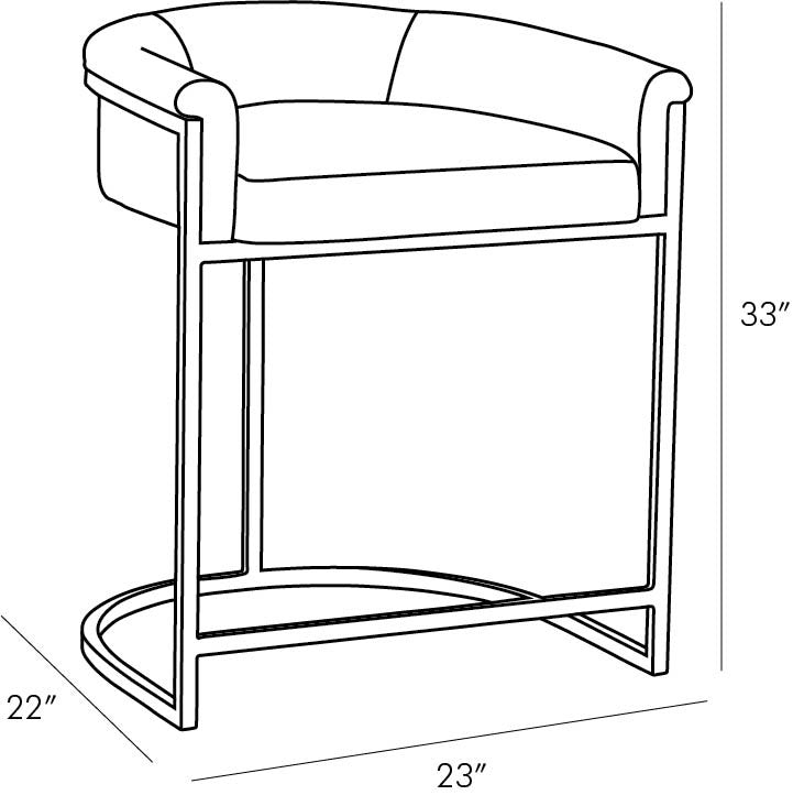 Arteriors Home Calvin Counter Stool 4779