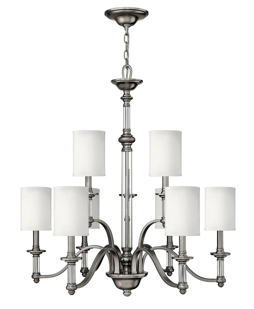 Hinkley Lighting Sussex Large Two Tier Brushed Nickel 4798BN