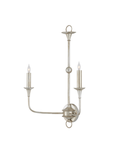 Currey & Co. Nottaway Champagne Double-Light Wall Sconce 5000-0218