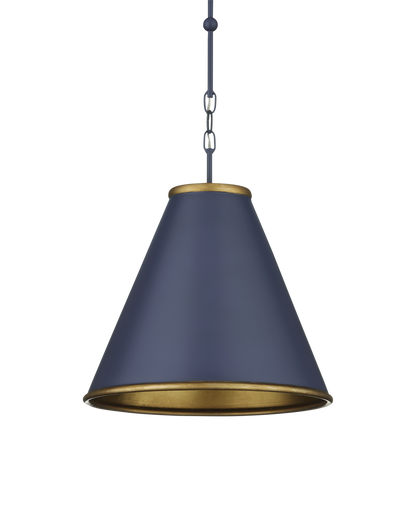 Currey & Co. Pierrepont Small Blue Pendant 9000-1102