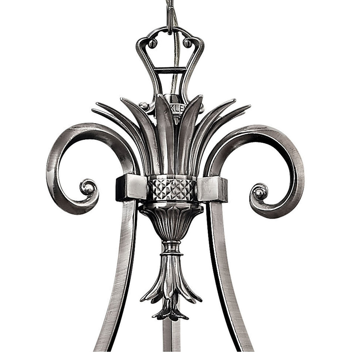 Hinkley Lighting Plantation Large Single Tier Polished Antique Nickel 4886PL