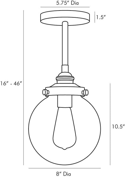 Arteriors Home Reeves Small Outdoor Pendant 49211