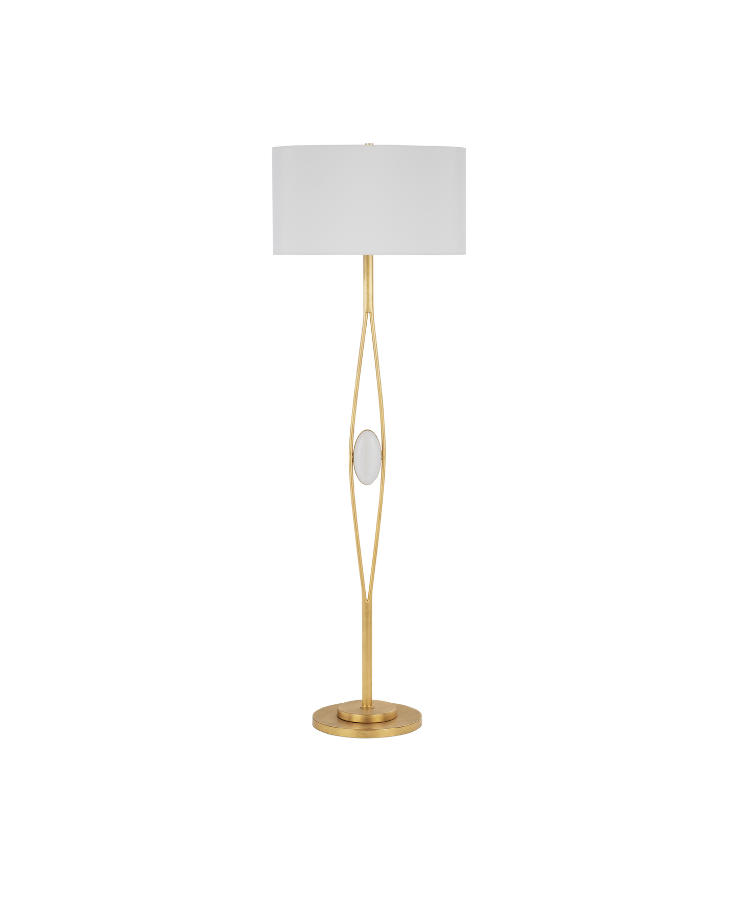 Currey & Co. Marlene Gold Floor Lamp 8000-0121