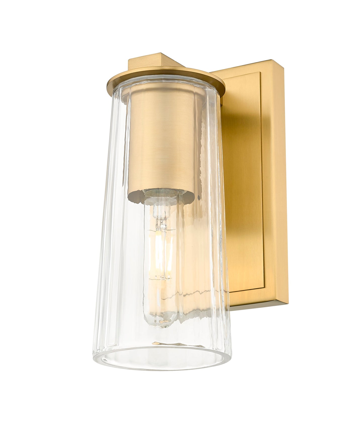 Z-Lite Titus 1 Light Wall Sconce in Modern Gold 826-1S-MGLD