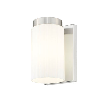 Z-Lite Burk 1 Light Wall Sconce in Brushed Nickel 746-1S-BN