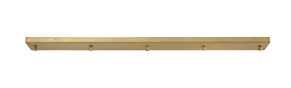 Z-Lite Multi Point Canopy 5 Light Ceiling Plate in Rubbed Brass CP4205L-RB