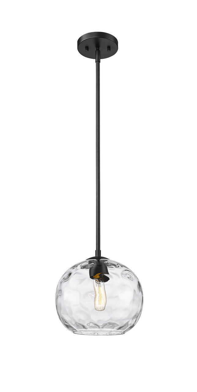 Z-Lite Chloe 1 Light Pendant in Matte Black 490P10-MB