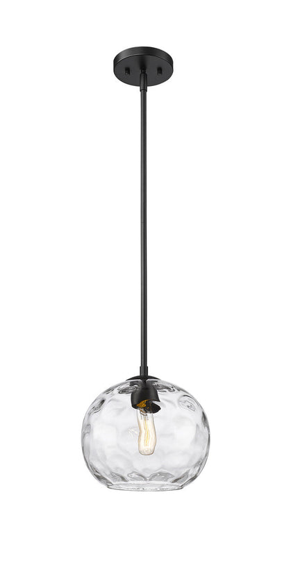 Z-Lite Chloe 1 Light Pendant in Matte Black 490P10-MB