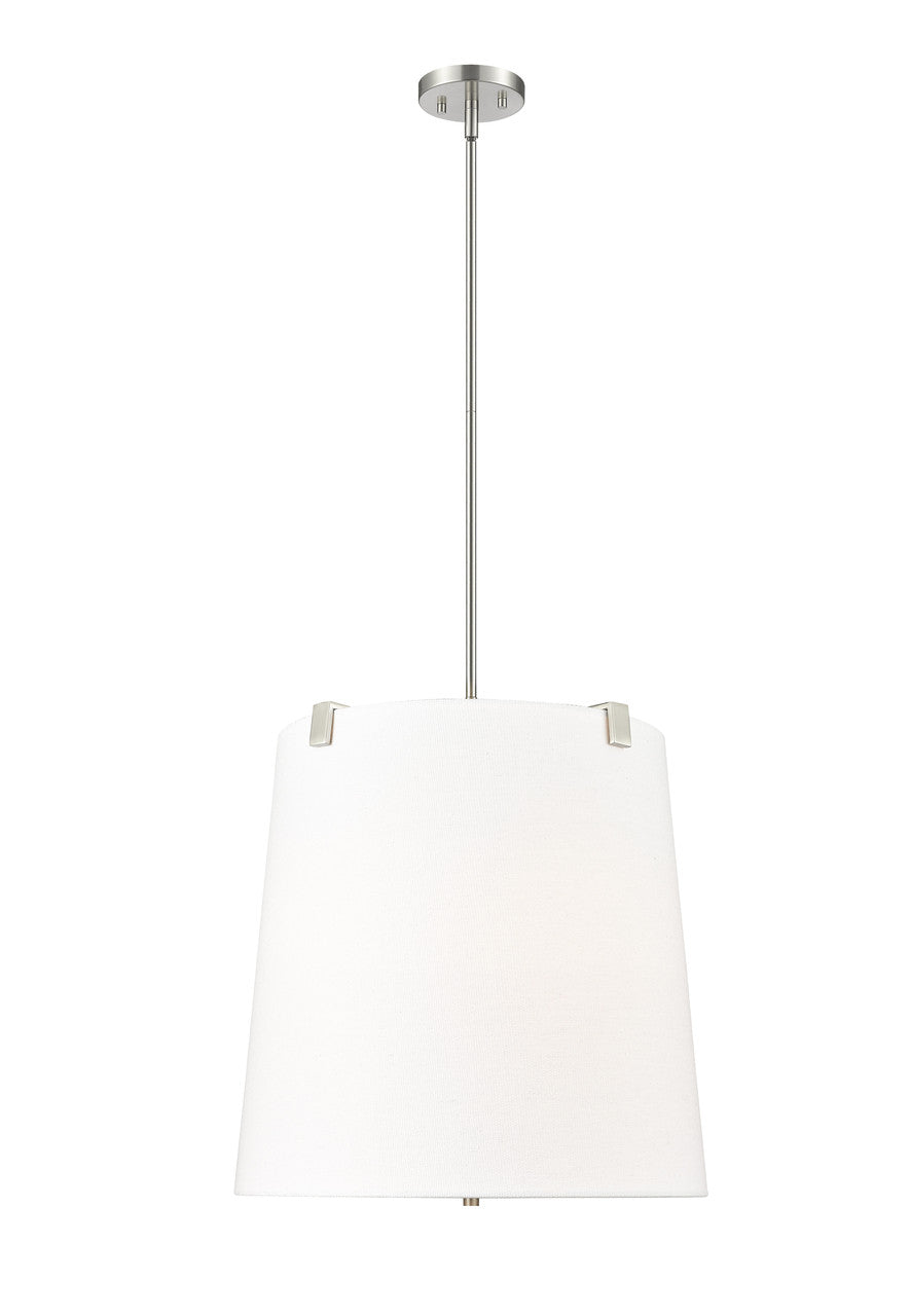 Z-Lite Weston 5 Light Pendant in Brushed Nickel 3501P18-BN